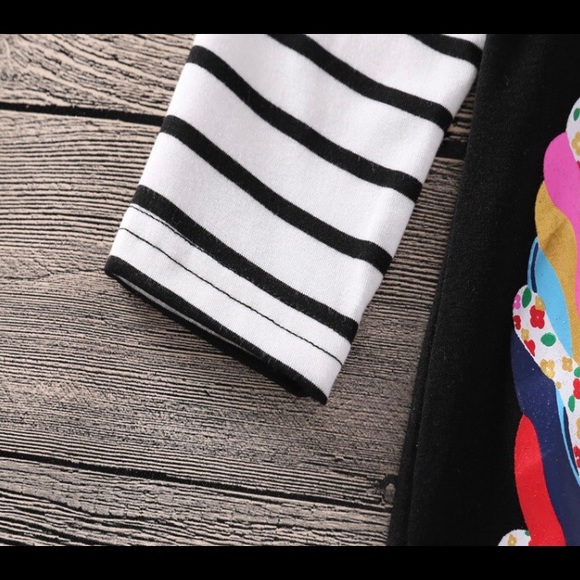 Girl Unicorn Long-sleeve Dress - Picture 3 of 5